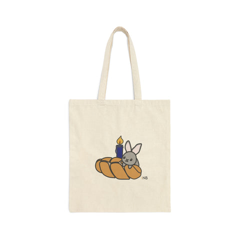 Challah Bun Cotton Canvas Tote Bag