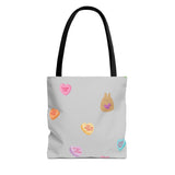 Nosebonks Conversation Hearts Tote Bag