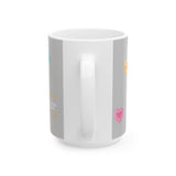 Nosebonks Conversation Hearts Mug