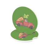 Carrot Live Without You Soapstone Car Coaster