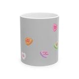 Nosebonks Conversation Hearts Mug