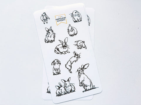 Rabbit Rabbit Rabbit Sticker Sheet