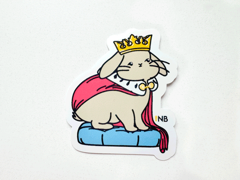 King Of Hearts Vinyl Sticker