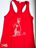 Hare We Go Racerback Tank Top (Various Sizes)