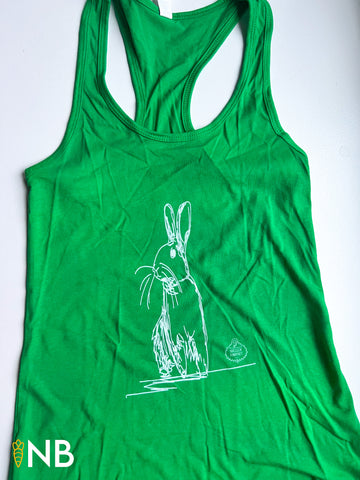 Hare We Go Racerback Tank Top (Various Sizes)