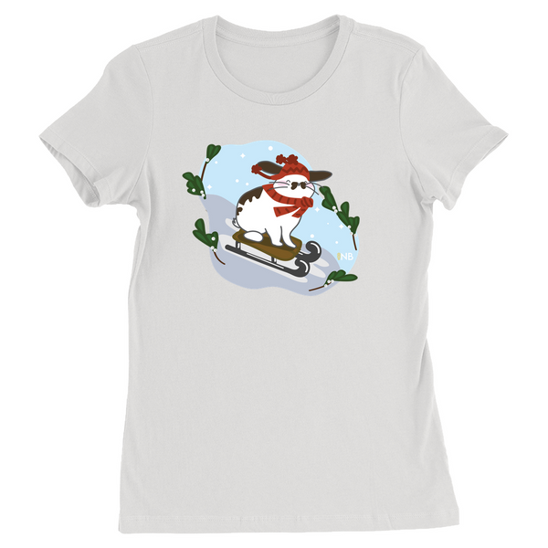 Hopping Through The Snow Womens TShirt