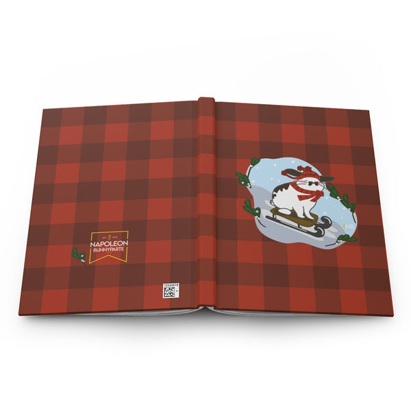 Hopping Through The Snow Hardcover Journal