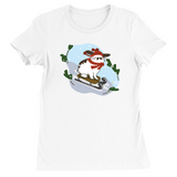 Hopping Through The Snow Womens TShirt