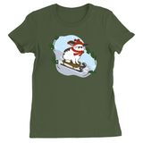 Hopping Through The Snow Womens TShirt