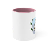 Hopping Through The Snow Accent Mug