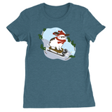 Hopping Through The Snow Womens TShirt