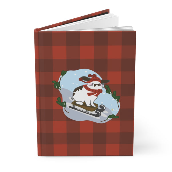 Hopping Through The Snow Hardcover Journal