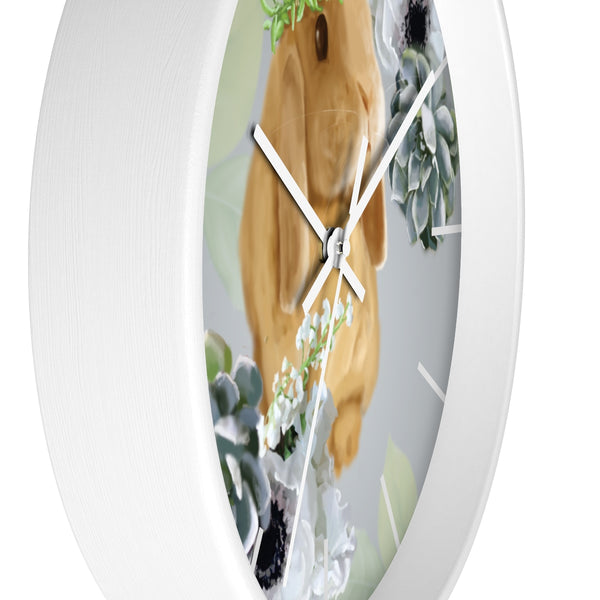 Hour By Flower Wall Clock