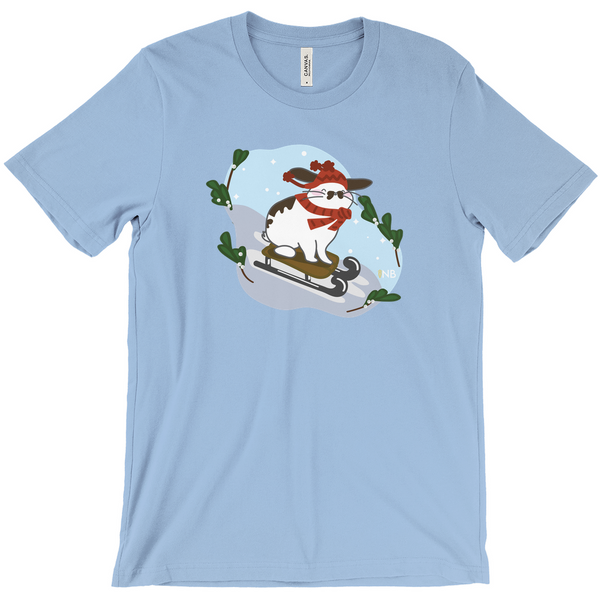 Hopping Through The Snow Unisex T-Shirt