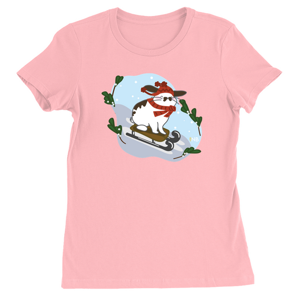 Hopping Through The Snow Womens TShirt