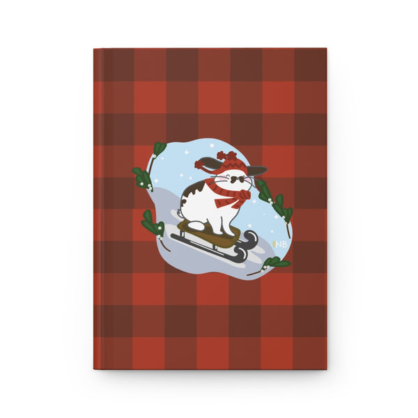 Hopping Through The Snow Hardcover Journal