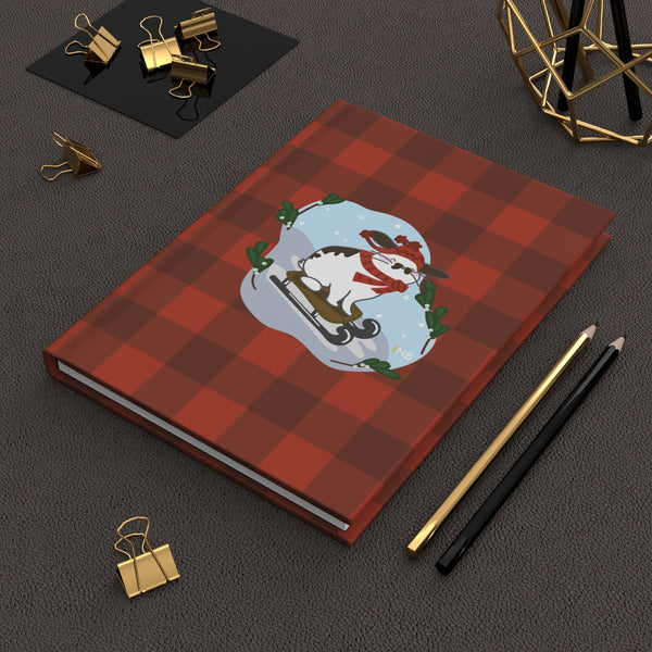 Hopping Through The Snow Hardcover Journal