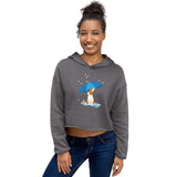 Rain Or Shine Crop Hoodie