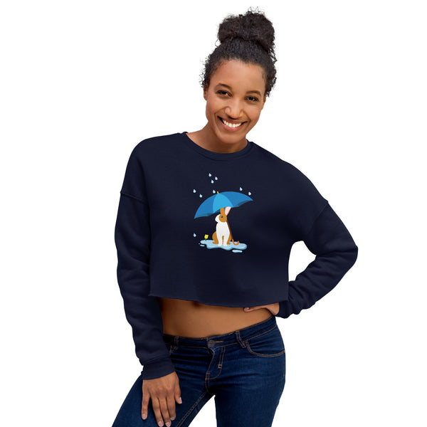 Rain Or Shine Crop Sweatshirt