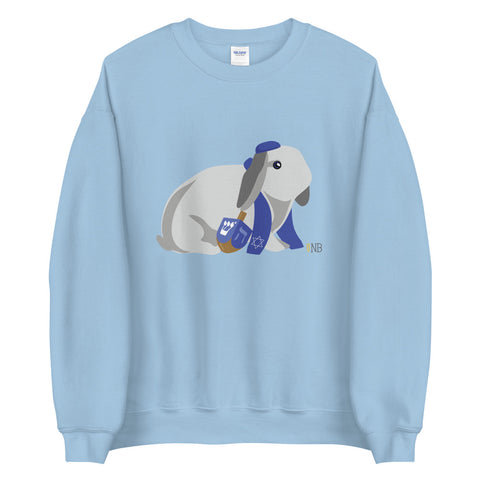 Maccabunnies Hanukkah Unisex Sweatshirt